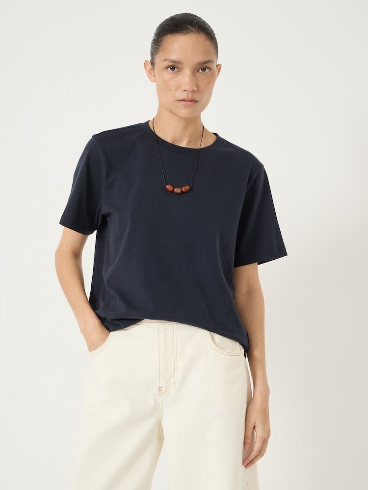 Hush Midnight Rosie Regular Fit Cotton T-Shirt - Image 1 of 5