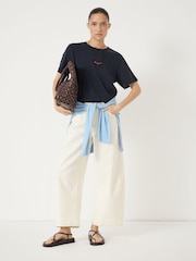 Hush Midnight Rosie Regular Fit Cotton T-Shirt - Image 2 of 5