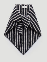 Hush Blue Stripe Triangle Scarf - Image 4 of 4