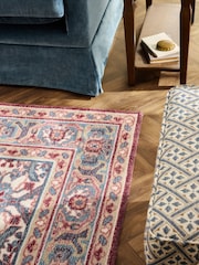 Laura Ashley Red Persian Border Wool Rug - Image 2 of 4
