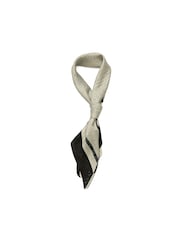 AllSaints Black Script Square Scarf - Image 2 of 4