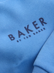 Azul medio - Baker by Ted Baker Overhead Hoodie - Imagen 3 de 6