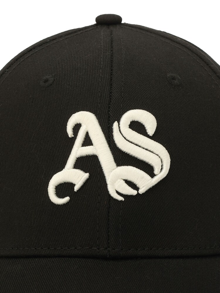 AllSaints Black Gothic AS Logo Baseball Cap - Image 4 of 4 AllSaints Black Gothic AS Logo Baseball Cap - Image 4 of 4