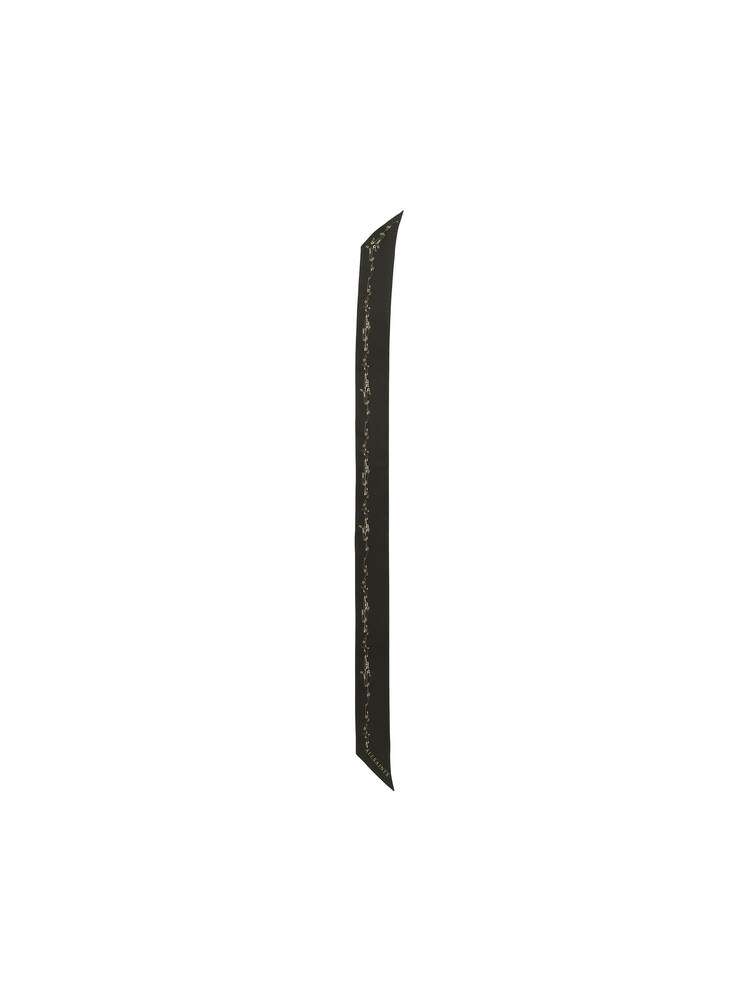AllSaints Black Cora Skinny Scarf - Image 1 of 4 AllSaints Black Cora Skinny Scarf - Image 1 of 4