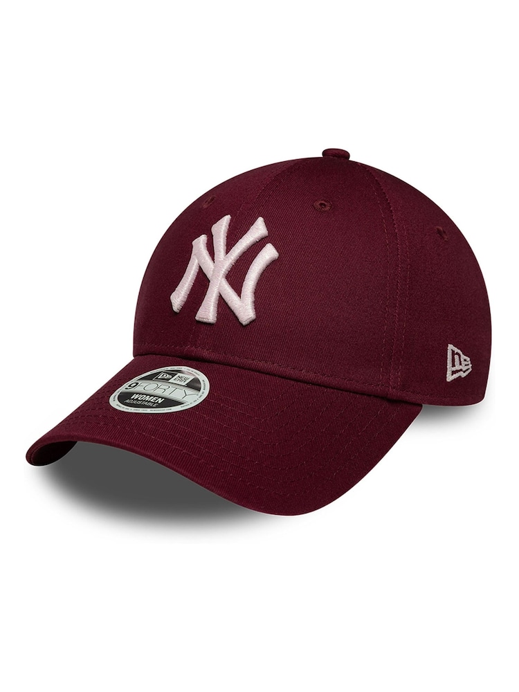 New Era Red Metallic Logo 9Forty New York Yankees Cap - Image 1 of 5 New Era Red Metallic Logo 9Forty New York Yankees Cap - Image 1 of 5