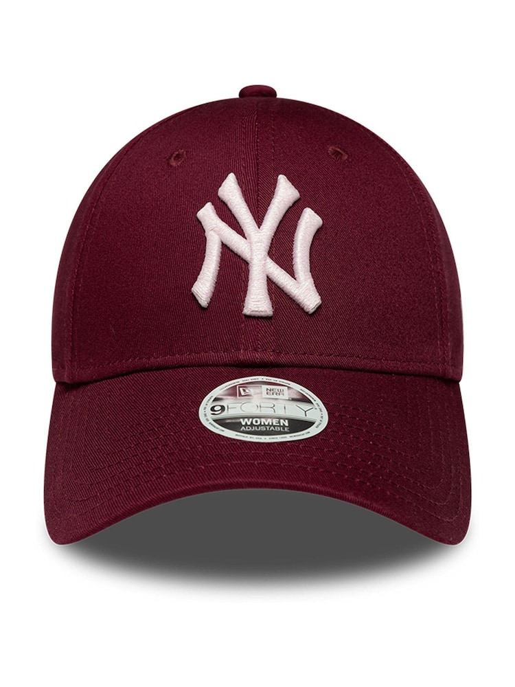 New Era Red Metallic Logo 9Forty New York Yankees Cap - Image 2 of 5 New Era Red Metallic Logo 9Forty New York Yankees Cap - Image 2 of 5