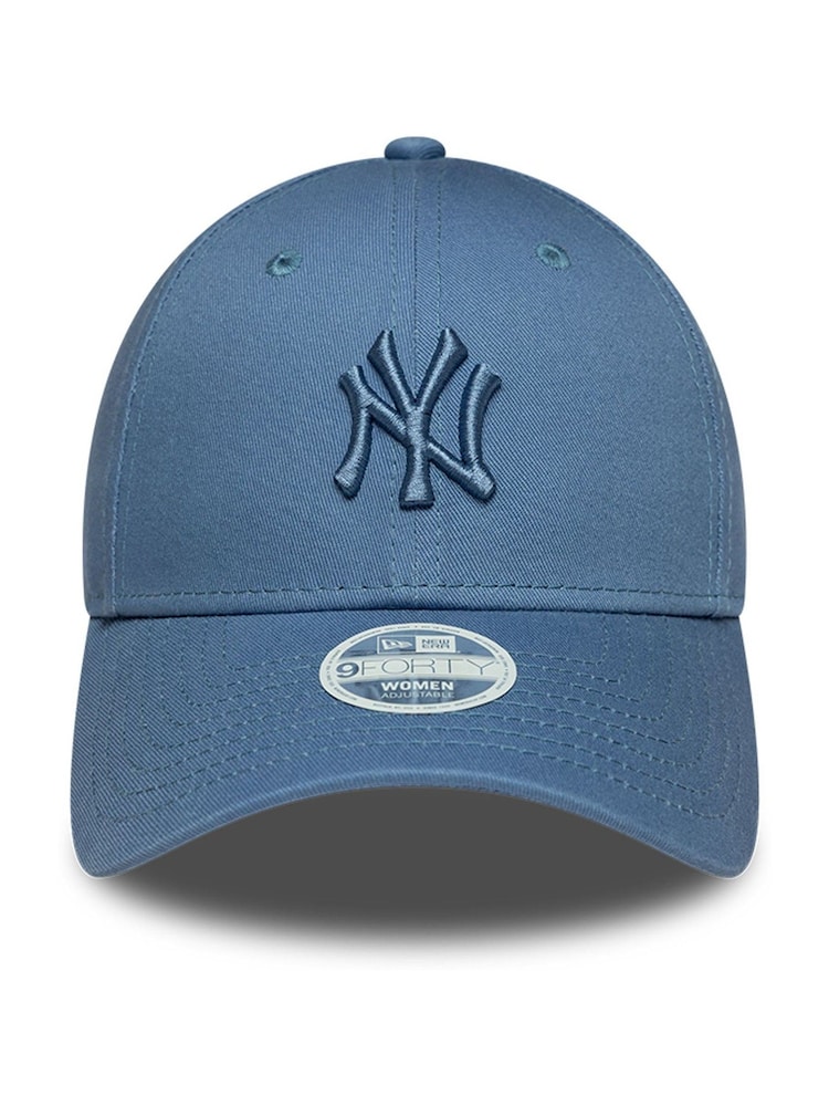 New Era Blue League Essential Midi 9Forty New York Yankees Hat - Image 2 of 5 New Era Blue League Essential Midi 9Forty New York Yankees Hat - Image 2 of 5