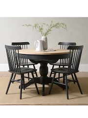 Cotswold Company Charcoal Chester 4 - 6 Seater Extending Dining Table - Image 1 of 6