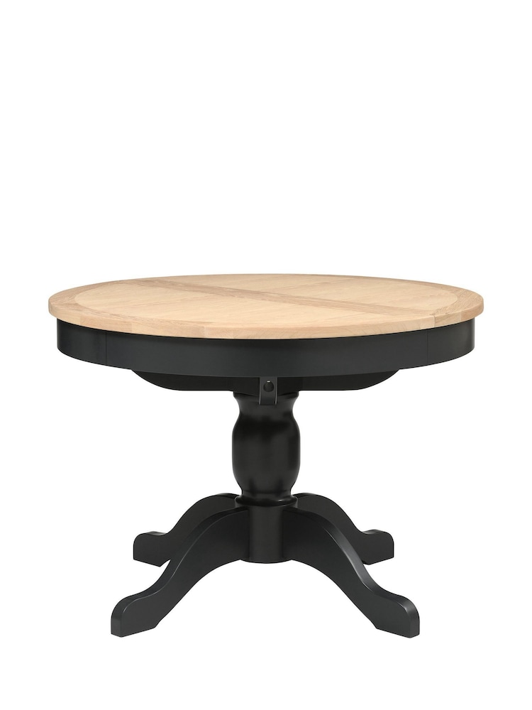 Cotswold Company Charcoal Chester 4 - 6 Seater Extending Dining Table - Image 2 of 6 Cotswold Company Charcoal Chester 4 - 6 Seater Extending Dining Table - Image 2 of 6