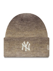 Schwarz - New Era Ombre Beanie New York Yankees Cap - Bild 1 von 2