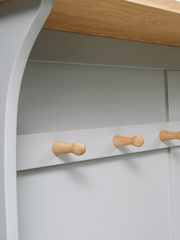 Cotswold Company Dove Grey Chester Hallway Cupboard - Image 2 of 6