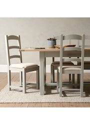 Cotswold Company Dove Grey Chester 4 - 6 Seater Extending Dining Table - Image 1 of 6