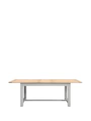 Cotswold Company Dove Grey Chester 4 - 6 Seater Extending Dining Table - Image 3 of 6