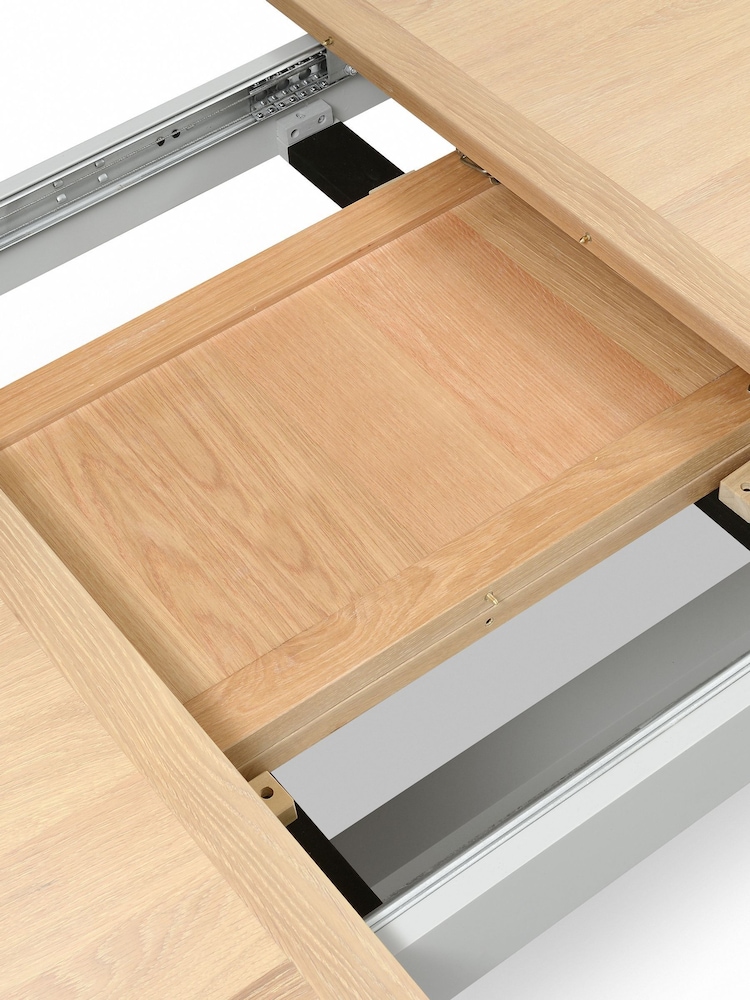 Cotswold Company Dove Grey Chester 4 - 6 Seater Extending Dining Table - Image 6 of 6 Cotswold Company Dove Grey Chester 4 - 6 Seater Extending Dining Table - Image 6 of 6