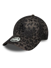 New Era Black Cosy Leopard 9Forty La Dodgers Cap - Image 1 of 5