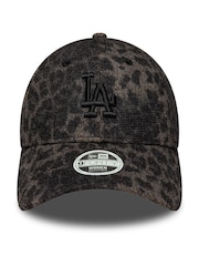 New Era Black Cosy Leopard 9Forty La Dodgers Cap - Image 2 of 5
