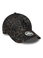New Era Black Cosy Leopard 9Forty La Dodgers Cap - Image 3 of 5