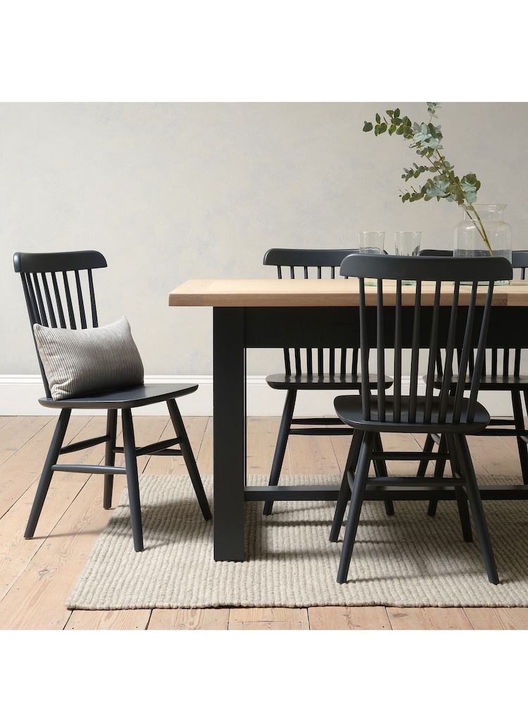 Cotswold Company Charcoal Chester 6 - 10 Seater Extending Dining Table - Image 1 of 6 Cotswold Company Charcoal Chester 6 - 10 Seater Extending Dining Table - Image 1 of 6