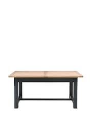 Cotswold Company Charcoal Chester 6 - 10 Seater Extending Dining Table - Image 2 of 6