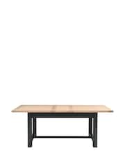 Cotswold Company Charcoal Chester 6 - 10 Seater Extending Dining Table - Image 4 of 6