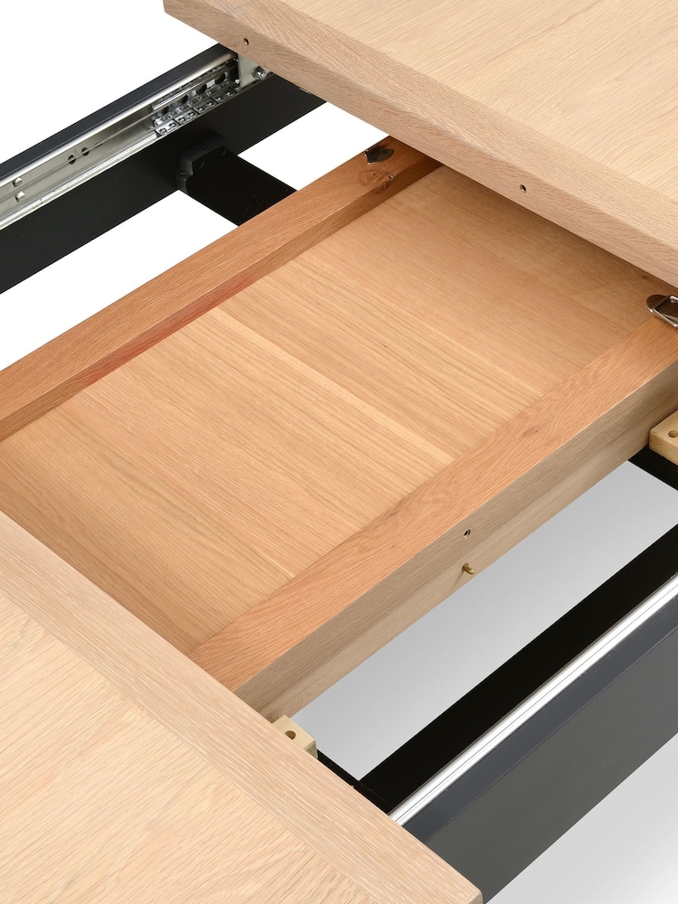 Cotswold Company Charcoal Chester 6 - 10 Seater Extending Dining Table - Image 6 of 6 Cotswold Company Charcoal Chester 6 - 10 Seater Extending Dining Table - Image 6 of 6