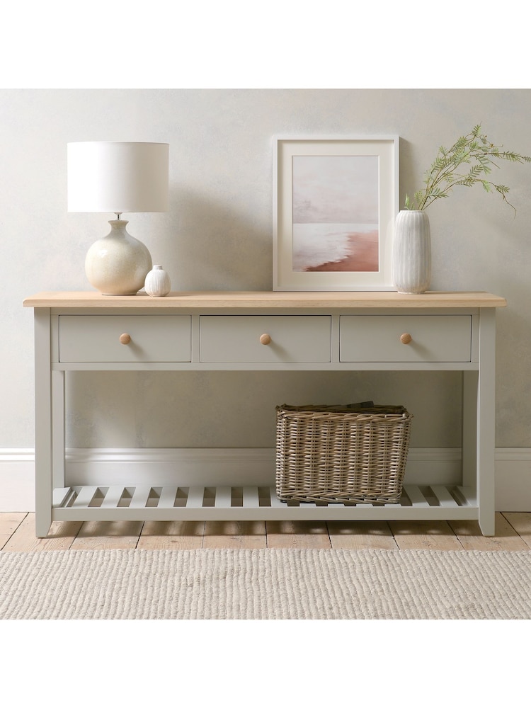 Cotswold Company Dove Grey Chester Console Table - Image 1 of 8