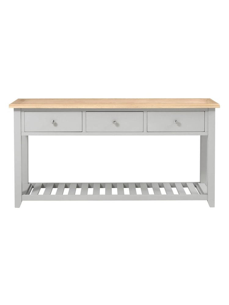 Cotswold Company Dove Grey Chester Console Table - Image 2 of 8