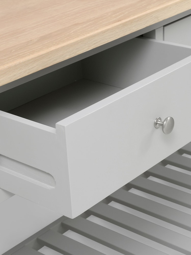 Cotswold Company Dove Grey Chester Console Table - Image 8 of 8