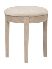 Cotswold Company Smoked Oak Winchcombe Dressing Table Stool - Image 3 of 4