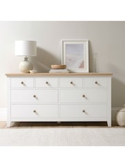 Cotswold Company Pure White Chester 8 Drawer Chest - Image 1 of 6