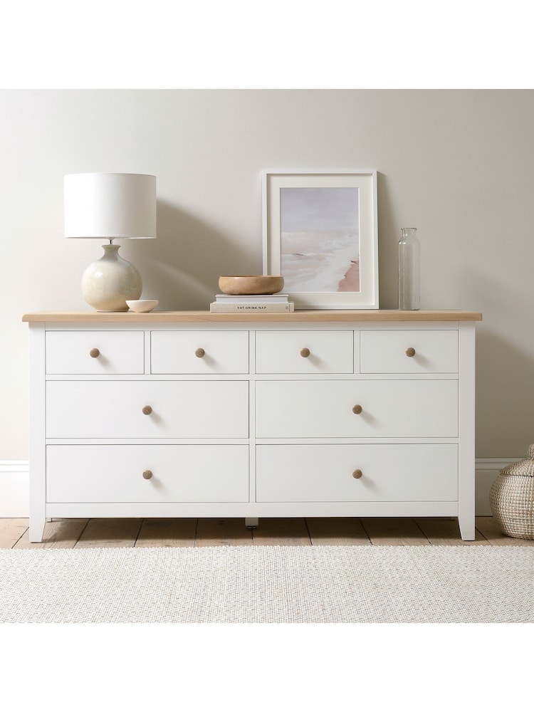 Cotswold Company Pure White Chester 8 Drawer Chest - Image 1 of 6