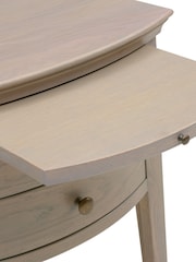 Cotswold Company Smoked Oak Winchcombe 2 Drawer Bedside Table - Image 4 of 5