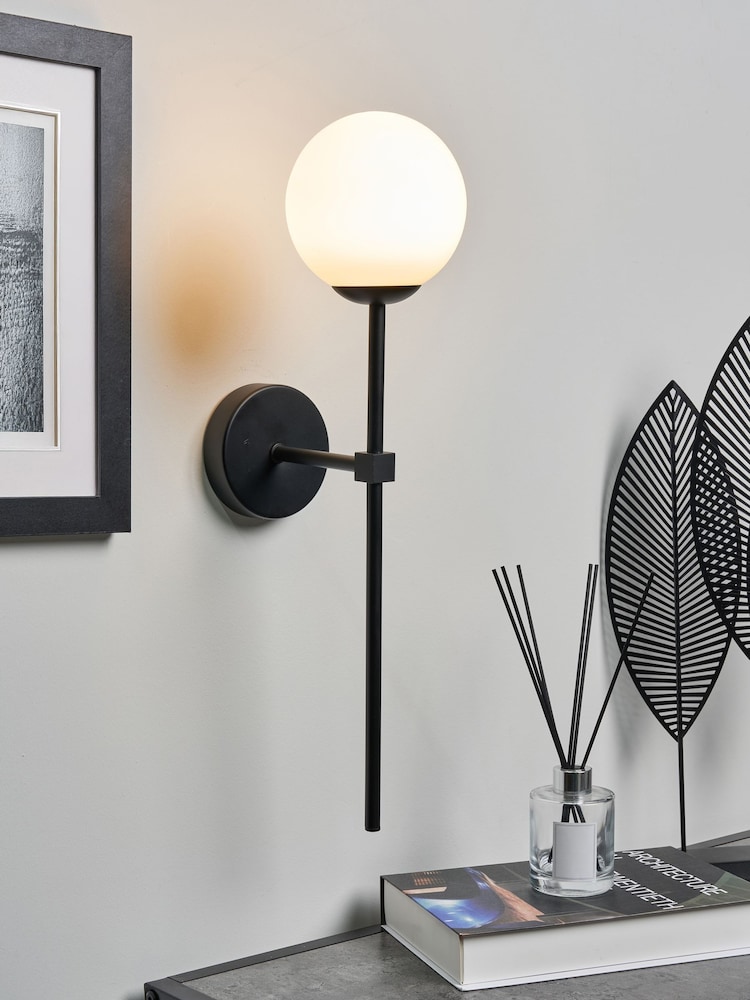 BHS Black USB-C Rechargeable Wall Light - Image 1 of 7