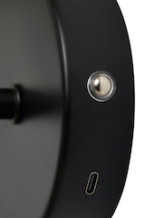 BHS Black USB-C Rechargeable Wall Light - Image 6 of 7