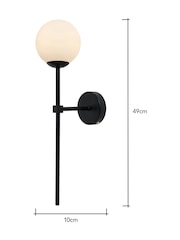 BHS Black USB-C Rechargeable Wall Light - Image 7 of 7