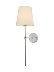 BHS Chrome Alegra USB-C Rechargeable Shaded Wall Light - Image 5 of 7