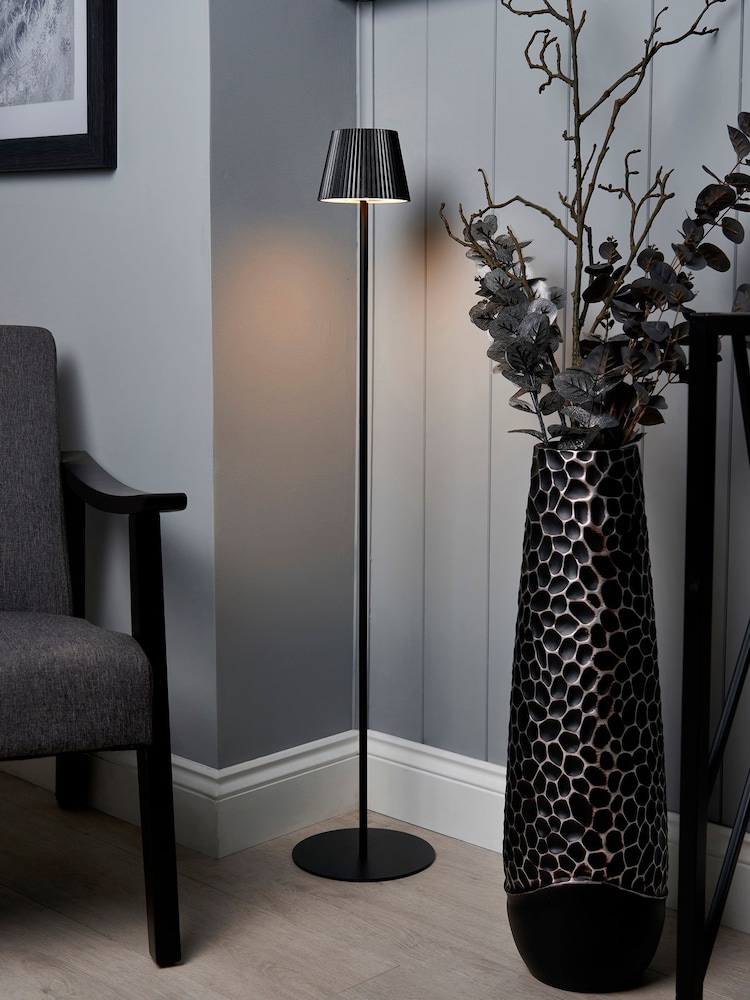 BHS Black Esther USB-C Rechargeable Floor Lamp - Image 2 of 6