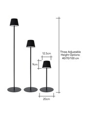 BHS Black Esther USB-C Rechargeable Floor Lamp - Image 6 of 6