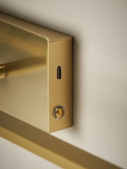 BHS Satin Brass USB-C Rechargeable Picture Light - Image 3 of 7