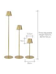 BHS Gold Esther USB-C Rechargeable Floor Lamp - Image 7 of 7
