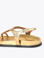 KG Kurt Geiger Gold RIRA Sandals - Image 3 of 4