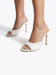 Carvela White Carvela Isabella Mule Sandals - Image 6 of 6