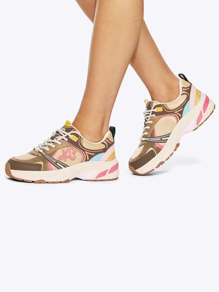 KG Kurt Geiger Green Lexier Trainers - Image 1 of 5