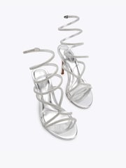 KG Kurt Geiger Silver Sloane Sandals - Image 2 of 4