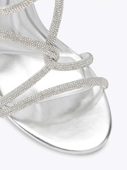 KG Kurt Geiger Silver Sloane Sandals - Image 4 of 4