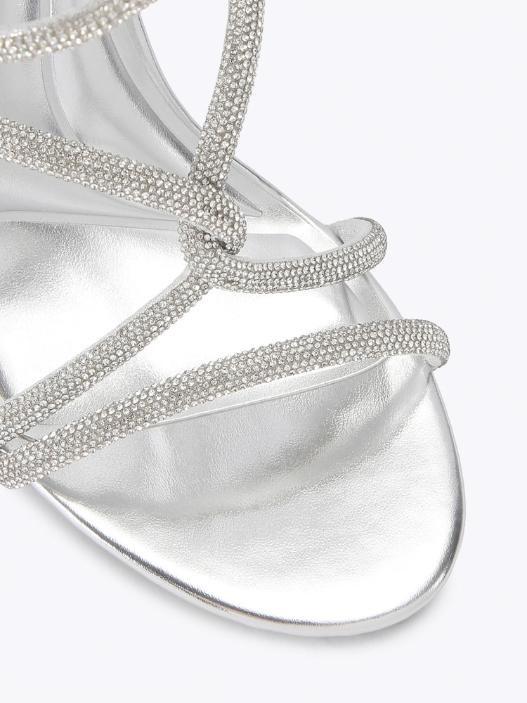 KG Kurt Geiger Silver Sloane Sandals - Image 5 of 5