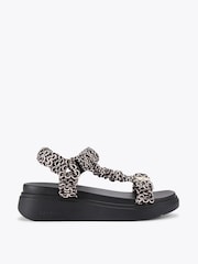 Carvela Black Novara Flatform Sandals - Image 1 of 4