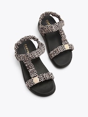 Carvela Black Novara Flatform Sandals - Image 2 of 4