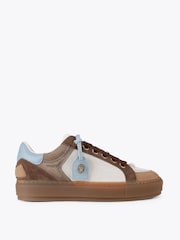 Kurt Geiger London Brown Southbank Tag Trainers - Image 1 of 5