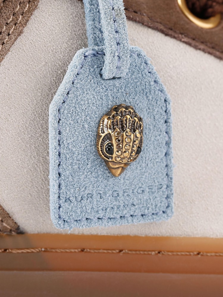 Kurt Geiger London Brown Southbank Tag Trainers - Image 5 of 5